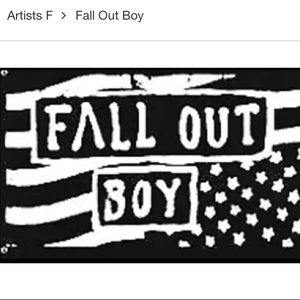 Fall Out Boy wall flag